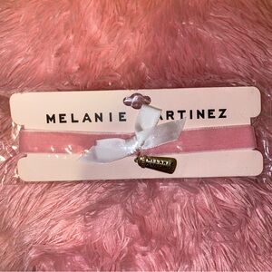 Melanie Martinez Velvet Pink Bottle Charm Choker (RARE)